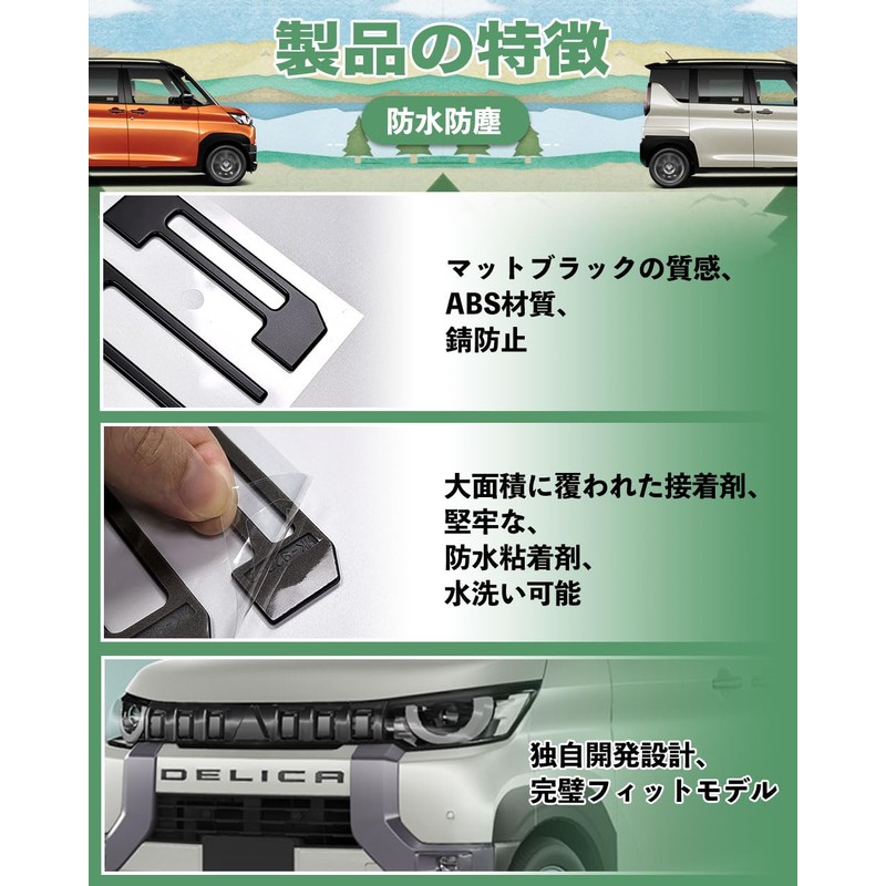 HUDIY Mitsubishi Delica Mini DELICA MINI (Matte Black, Delica Mini