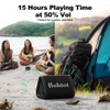 Bobtot Portable Bluetooth Speaker Wireless, IPX7 Small Shower Speaker Waterproof,