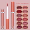 Labial Mate de Larga Duración, Labial Líquido, 6 Piezas Labial