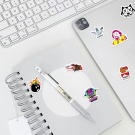 200PCS Street Fashion Stickers, Stickers Packs for Adults Teens for Water Bottles Laptop Luggage Scrapbook Guitar Stickers for Adults Women Kids Teen Girls