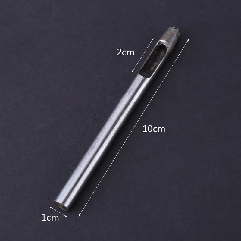 Hole Punch Tool, Asixx 20pcs /Set Leather Craft 5mm Carbon