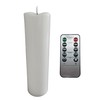AFINETH 4" x 14" Flameless Pillar Candles with Remote, Plastic