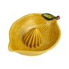 Creative Co-Op Countryside Citrus Stoneware Lemon Juicer, Multicolor