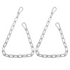 Urkupoo 2 Pack Outdoor Gate Chain Lock with 4 Carabiners,
