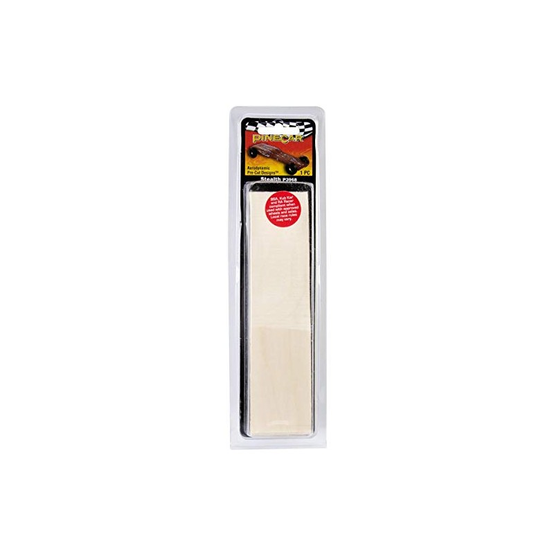 Woodland Scenics Pine Car Derby Aerodynamic Pre-Cut Designs Stealth
