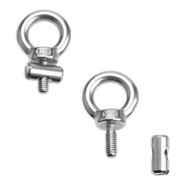 Tabanzhe 2 PCS Stainless Steel Awning Rail Stoppers - Multipurpose Awnings Accessories for Caravans, Motorhomes, and Camper Vans,Camping Tent Equipment