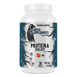 Proteína Isolatada Corvus 1kg 26servicios Suplemento Enpolvo