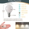 G14 LED Light Bulb 2.5W(25W Equivalent) E12 Base 120V G45