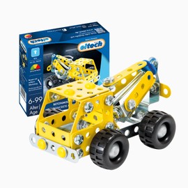 Eitech 00254 Metal Construction Kit - Concrete Mixer Mini, Construction Toy for Children from 6 Years, Driving Mixer, Construction Vehicle