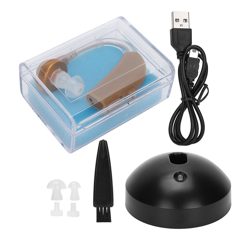 Hearing Amplifier Rechargeable Wireless Volume Control Hearing Aid for Children