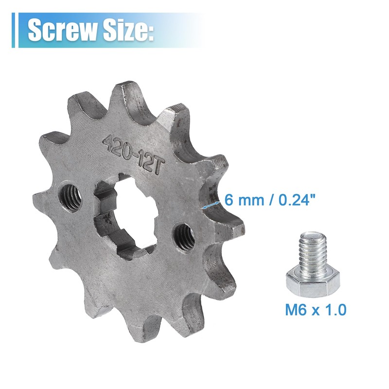 QUARKZMAN 420 Style 12T Teeth 17mm Inner Diameter Motor Front
