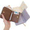 Sunart Billfold Sanrio Leopard Print Three Leather Wallet Rilakkuma