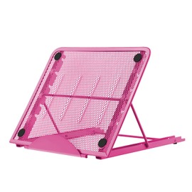 Adjustable Light Box Laptop Pad Stand, Multifunction(6 Angles) Skidding Prevented Tracing Holder for A3 A4 LED Tracing Light Pad & Diamond Painting, Sketch Board(Pink)