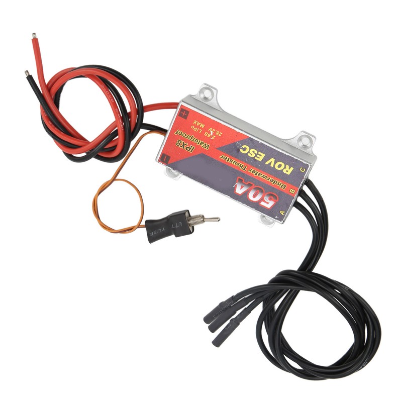 50A RC Brushless ESC 2‑6S IPX8 Waterproof Electronic Speed Controller