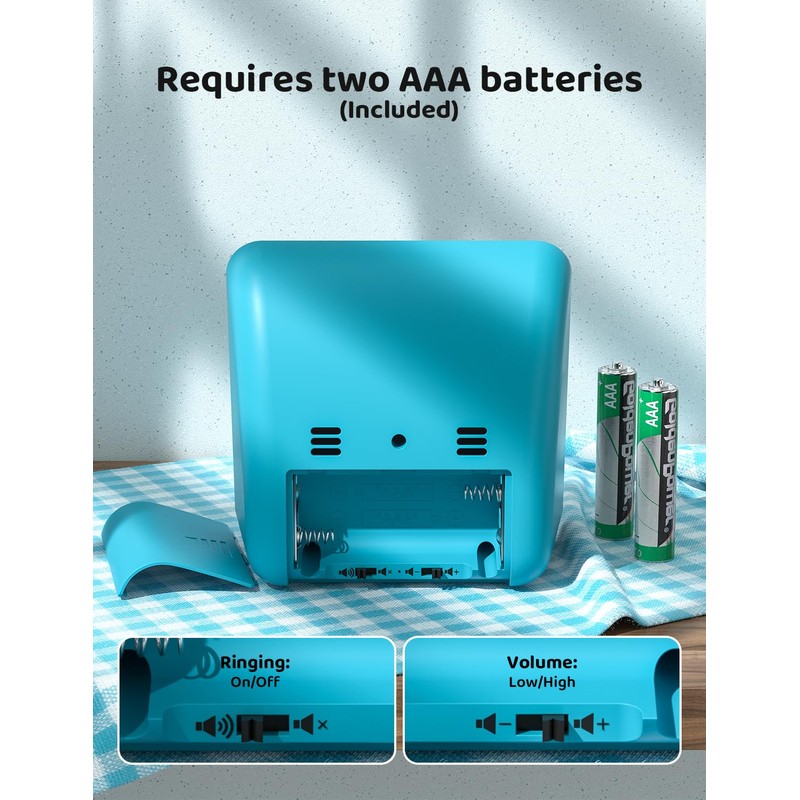 LIORQUE Visual Timer for Kids, 60-Minute Countdown Timers for Classroom