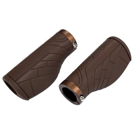 NOGUCHI Grip [NGS-005] Half 3.7 x Half 3.7 inches (95 x 95 mm), Left and Right Set, Dark Brown, Small