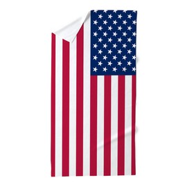 CafePress American Flag 30"x60" Absorbent Cotton Back, Soft Beach, Pool Towel