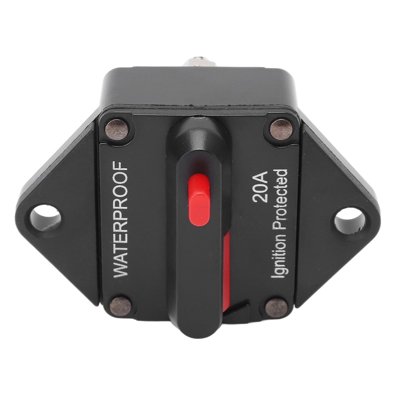 DC 32V Circuit Breaker with Switch Manual Reset Waterproof for