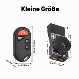 BTFO Set of 2 Barbecue Noise Generators for Pranks, Hidden Noise Machine with Remote Control, Goat Chirps and 16 Different Sounds, Annoying Beeping and Joke Item for Adults
