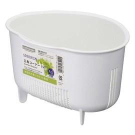 Iwasaki Industries K-1342 WH Triangle Corner S White Width 7.9 x Depth 6.2 x Height 4.9 inches (20 x 15.7 x 12.4 cm), Made in Japan