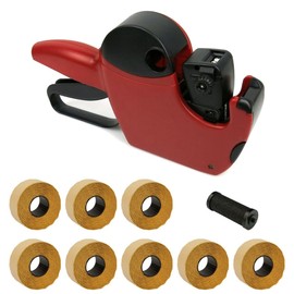 Price Gun Jolly C6 6 Digit Complete Set Offer, Easy Label Change, Our Recommendation Includes 8 Label Rolls of Choice + 1 Replacement Ink Roll PB-Onlinehandel