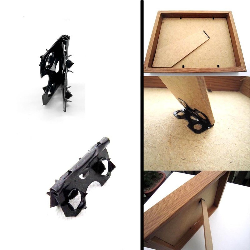 UtySty 50 Pack Easel Hinge Replacement Picture Frame Back Stand