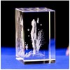 Crystal Glass Seahorse Statue Model 3D Laser Etched Crystal Seahorse