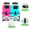 Roetell 2 Sets 1 Gallon Laundry Detergent Dispenser with Stand,