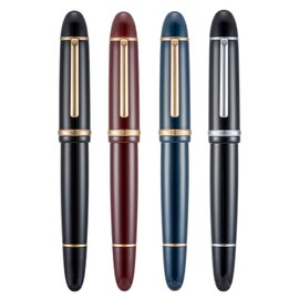 Jinhao X159 Acrylic Fountain Pen Set Size 8 Extra Fine Nib Classic Design Smooth Writing Pen with Ink Converter