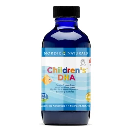 Nordic Naturals Children's Dha Para Niños 530mg de Omega 3 4oz 119 Ml Sabor Fresa