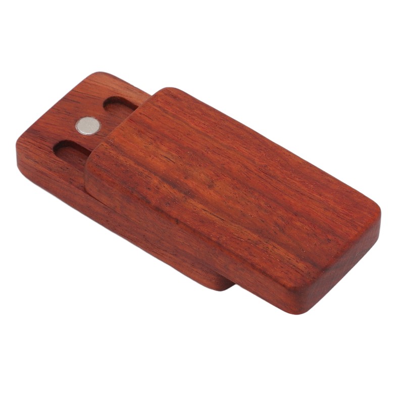 Fidget Slider Red Sandalwood Stress Relief Engraved Fingertip Fidget Slider