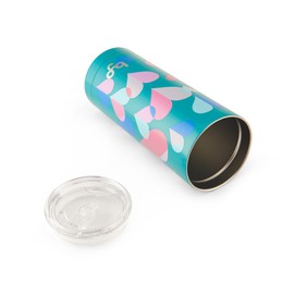 BYO TUMBLER DE ACERO INOXIDABLE DE 20 OZ DE DOBLE PARED CON CORAZONES BRILLANTES