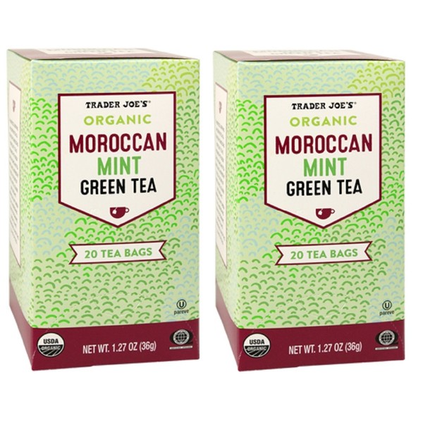 Trader Joes Moroccan Mint Green Tea - 2 pack