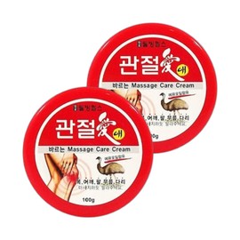 Wellbeing Plus Well-being health muscle home care self-service moisturizing massage cream joint care cream 100g x 2 / 웰빙헬스 근육 홈케어 셀프 업소용 보습 마사지크림 관절에 케어 크림 100g 2개