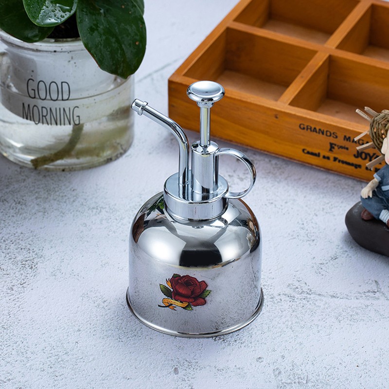300ml Stainless Steel Watering Can Watering Flowers Small Mini Watering