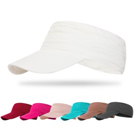 TAGVO Quick-Drying Sun Visor Cap for Men and Women, UV Protection, Easy Folding, Beach, Golf, Tennis Cap, Sun Hat with Elasity Brim, Outdoor Sun Visor Hats, Sports Cap for Tennis, Running, Golf