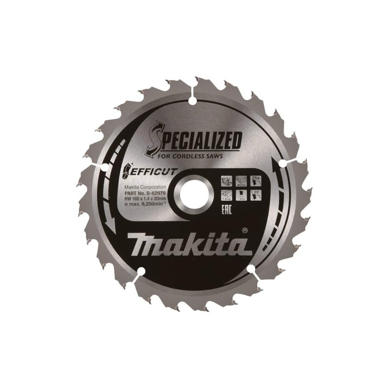 EFFICUT Saw Blade 185 x 30 x 24T