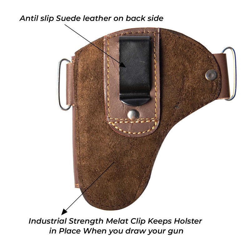Hulara OWB Leather Holster for Glock 17 Holster Fits 1911