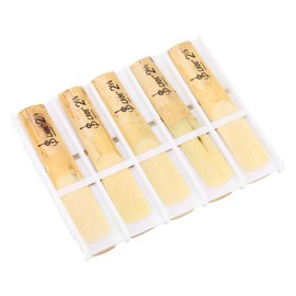 [Pack of 10] for B Flat Clarinet Reed Strength 2.5 2 1/2 Ways Musical Instrument Brass Band Beginners Practice Recommended With Storage Case