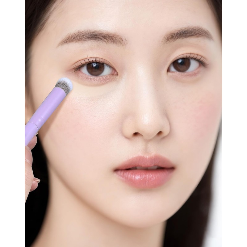 EIGSHOW Concealer Brush Silver Ion Makeup Brush, Diagonal Cut, Can