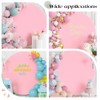CREATCABIN 7.2 ft Round Wedding Arch Cover Wedding Arch Stand