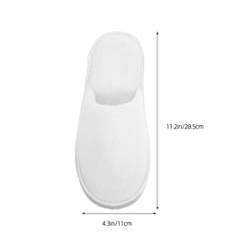 IWOWHERO Slippers Travel Shoes Shower Shoes Women Non Slip Foldable Shoes Travel Slipper for Women Travelling Slipper Camp Shoes White Coral Fleece