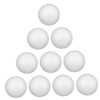 TEHAUX 3sets 6cm Polystyrene Christmas Balls Set 10 Solid Craft