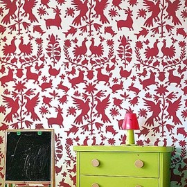 Otomi Stencil Pattern - Reusable Stencils for DIY Wall Decor