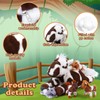 Lenwen 5 Pcs Horse Stuffed Animals Large Mommy Horse Plush