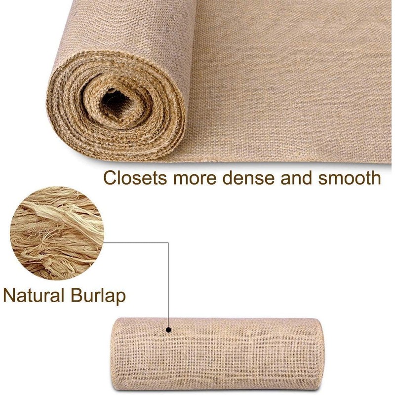 30cm x 10m Hessian Table Runner - BIT.FLY Burlap Fabric