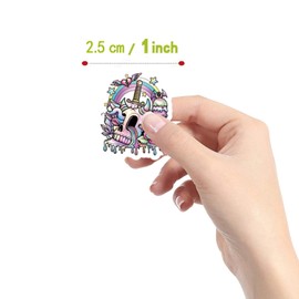 Pastel Goth B Style Stickers (500 pcs), 10 Sheets Graphic Horror Cartoon Decal Roll Self Adhesive Seals for Kids Girls Boys Teen Birthday Party Decoration Water Bottle Laptop Scrapbook Cards Envelope