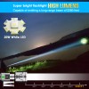 Garberiel 2000000LMS Zoom Rechargeable LED Flashlight Tactical Powerful 20W Torch
