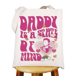 WZMPA Funny Pedro Tote Bag Pedro Fans Gift Daddy Is A State Of Mind Pedro Shoulder Bag Pedro Merchandise, Daddy is a Tg