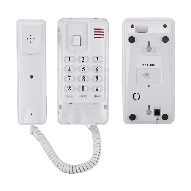 Corded Landline Telephone, Landline Phone with Flash Last Number Repeat